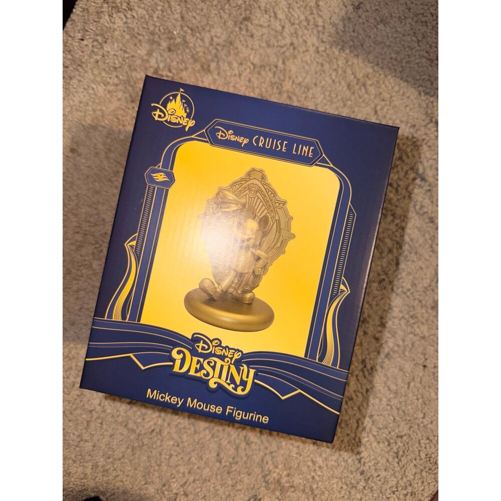 DCL Disney cruise line gold captain Mickey Mouse statue destiny ship - Picture 2 of 2
